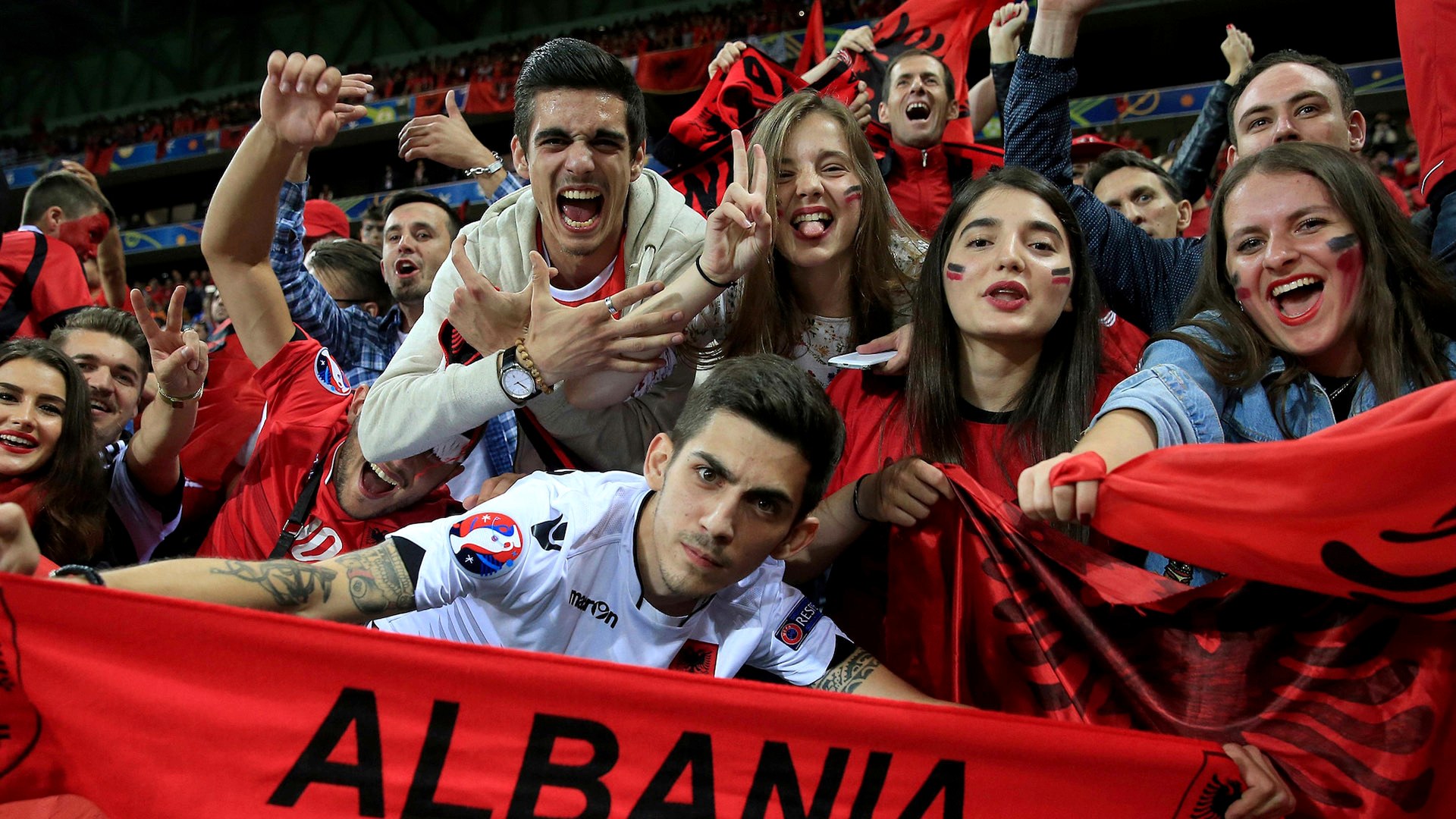 Albanian national team football match