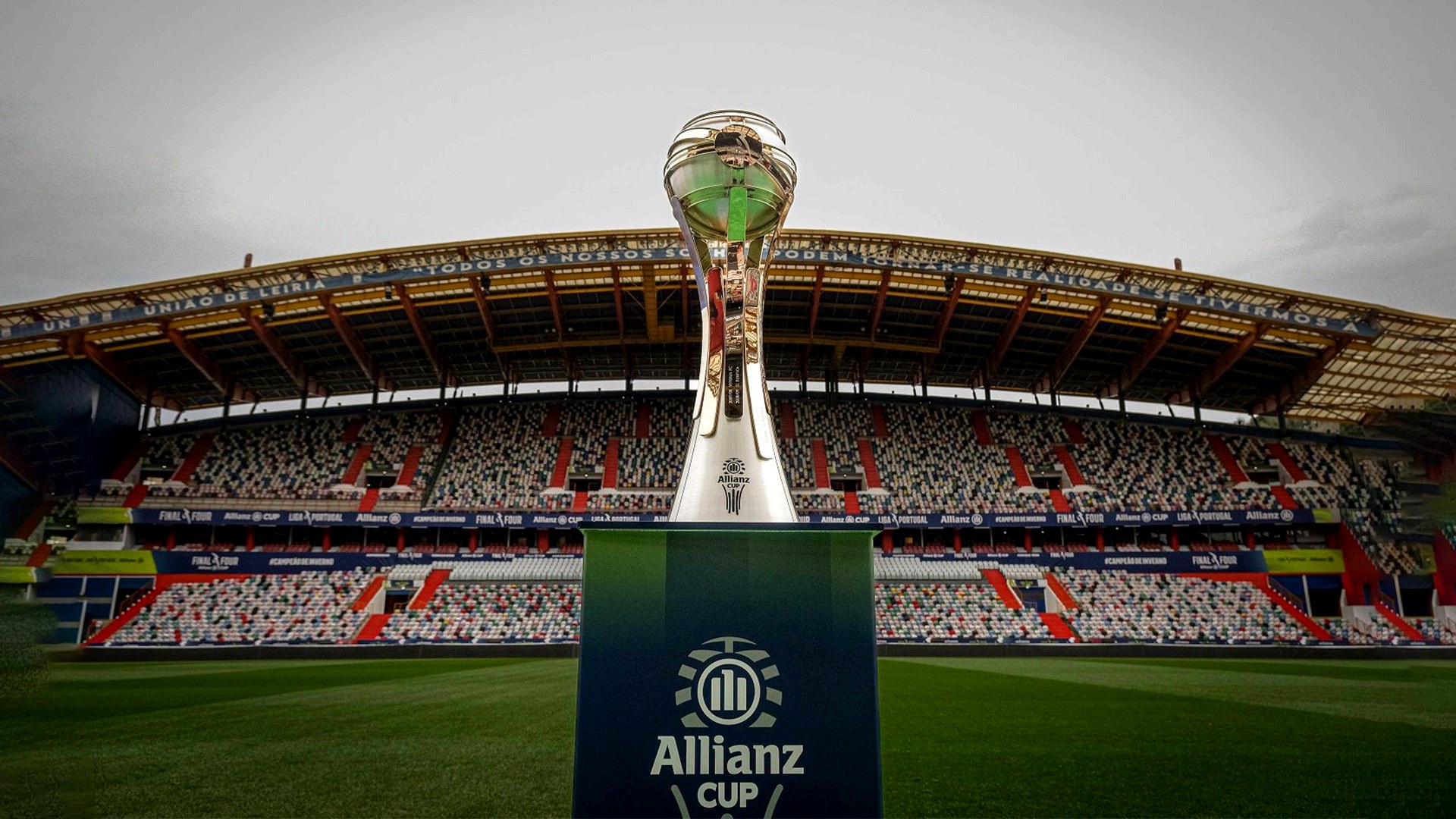 Allianz Cup trophy on display